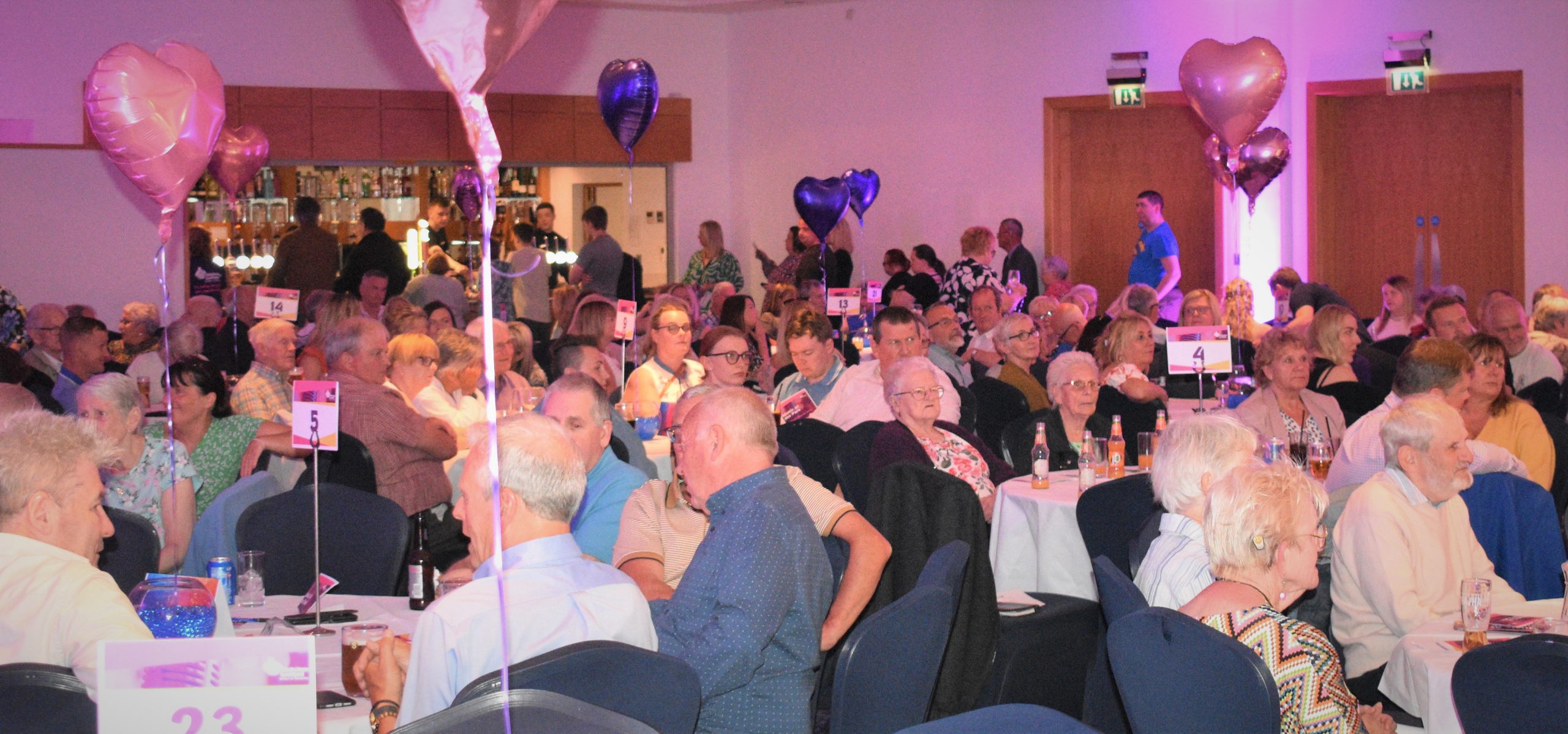 Attendees at the 'Music at the Park' concert at Kilmarnock's Park Hotel