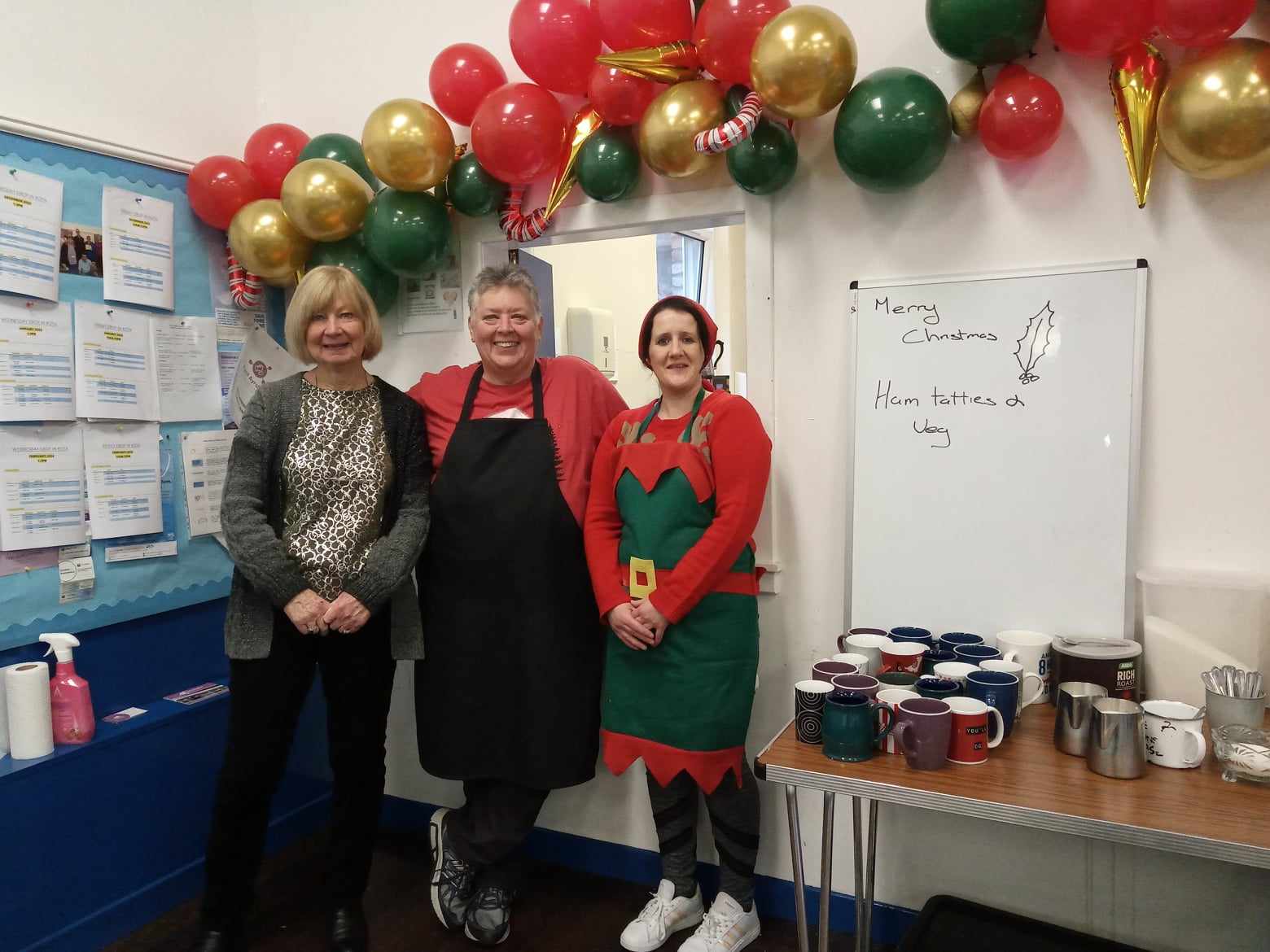 Staff and volunteers at Dalmellington Community Association