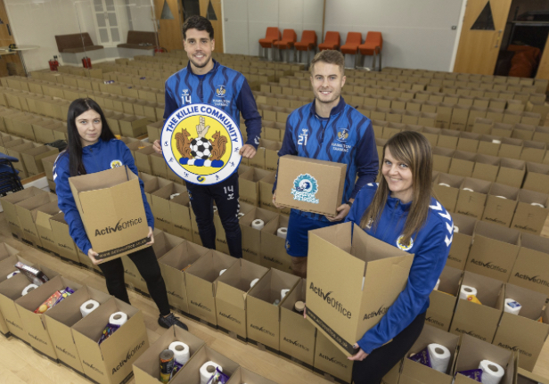 Staff from KIlmarnock Football Club