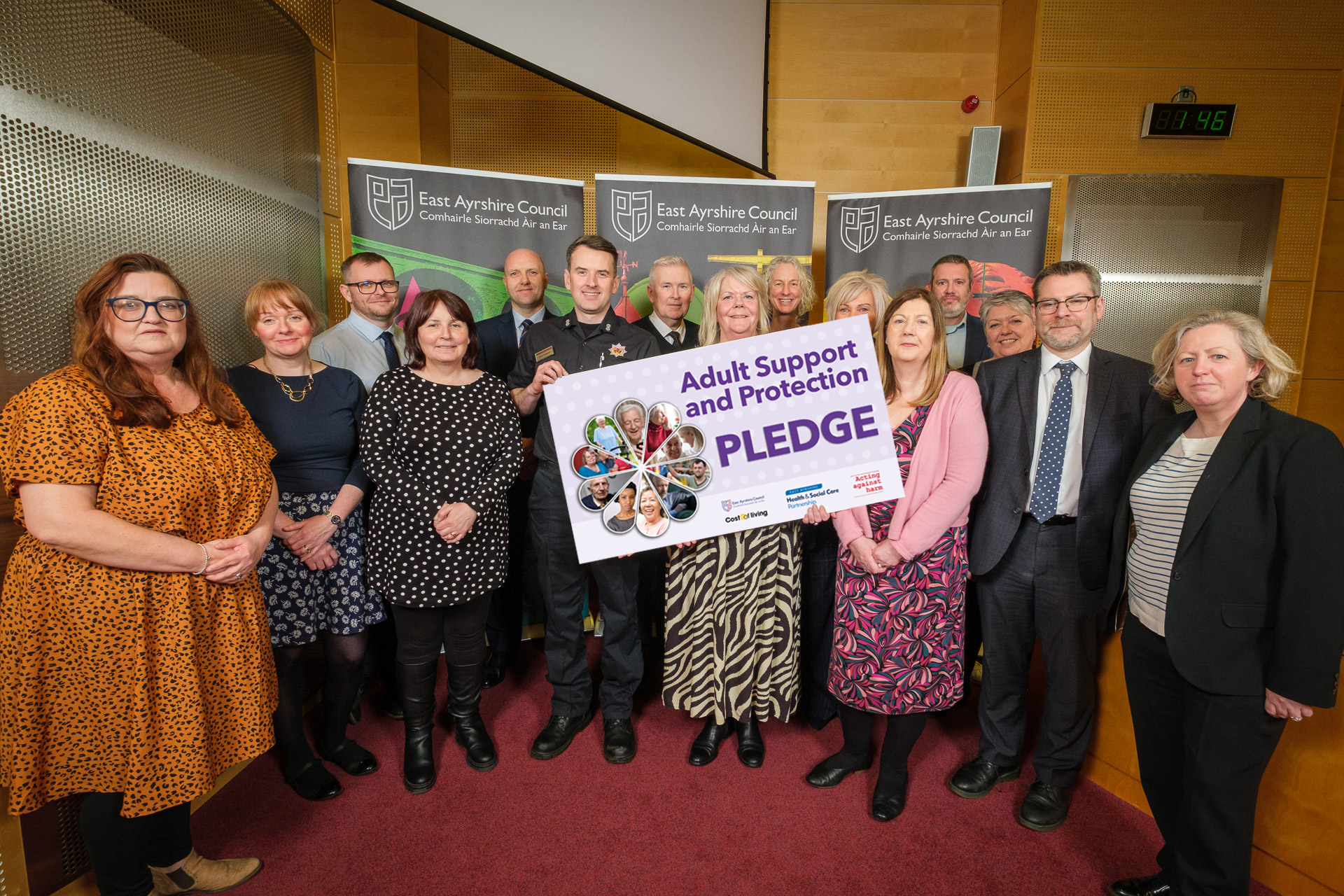 Our Adult Support and Protection Committee signs the pledge